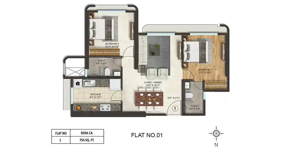Spenta Stardeous Tardeo Floor Plans